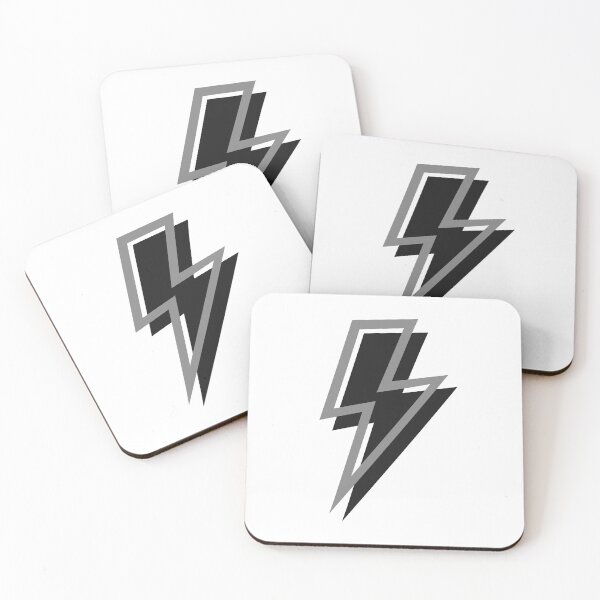 Item preview, Grey and Black Lightning Bolts   designed and sold by OneThreeSix.