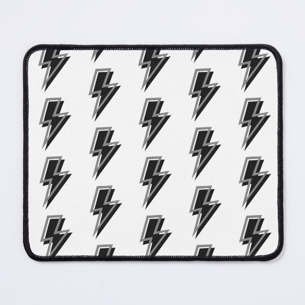 Item preview, Grey and Black Lightning Bolts designed and sold by OneThreeSix.