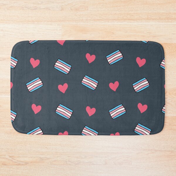 Item preview, Trans Pride Love – Cute Flag & Hearts Pattern designed and sold by Cannaxes Studio.
