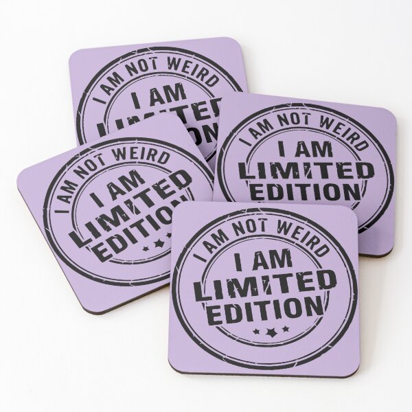 Item preview, I AM NOT WEIRD — LIMITED EDITION (Vintage Stamp Badge)  designed and sold by RiseAgainArt.