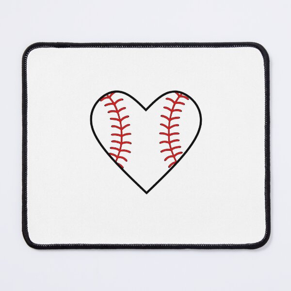 Item preview, Baseball Lover Heart designed and sold by Sartoris Art.