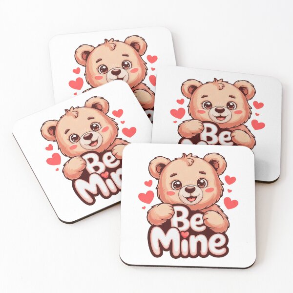 Item preview, Cute Teddy Bear Be Mine Valentine’s Day Design – Romantic Teddy Day Gift designed and sold by Aedition.