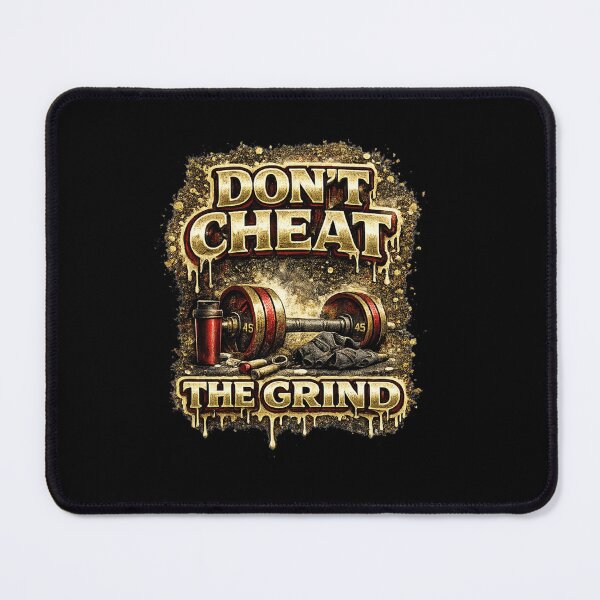 Item preview, DON’T CHEAT THE GRIND gold edition designed and sold by Talented Bum.
