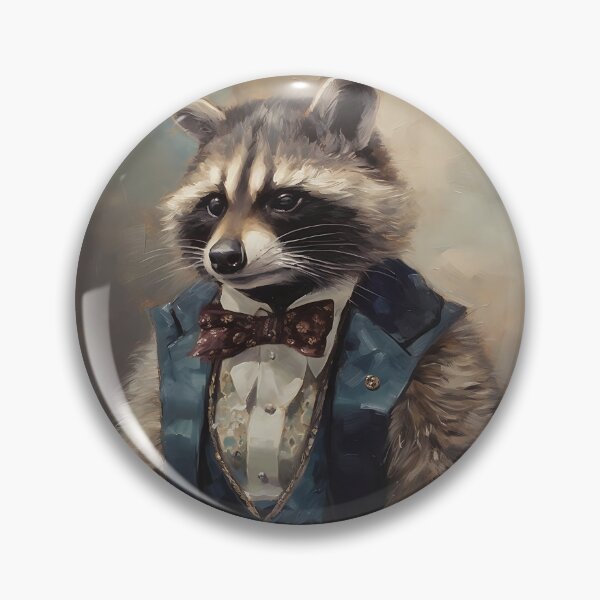 Item preview, Dapper Raccoon Gentleman Suit and Bow Tie Great Gatsby Art designed and sold by naughty-raccoon.