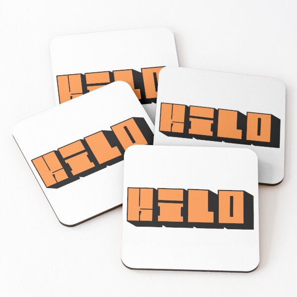 Item preview, KILO Orange Block Letter Sticker – Minimal Bold Typography designed and sold by QuickStickTeam.