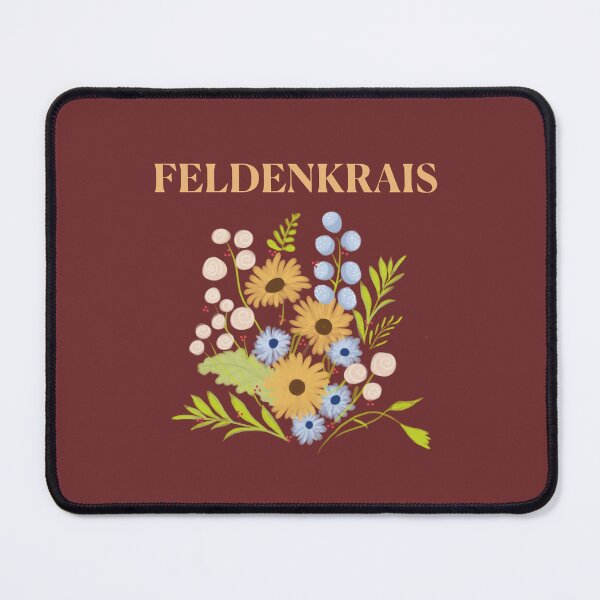 Item preview, Flowers & Feldenkrais - light brown designed and sold by Feldymerch.
