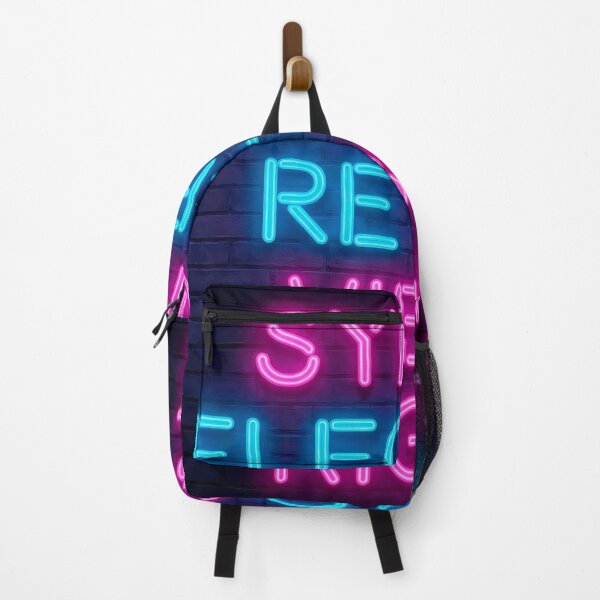 Item preview, Synth Electric Retro Vibes Night - Neon Sign Typography designed and sold by powersunlight.