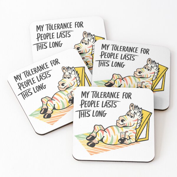 Item preview, My Tolerance For People Lasts This Long Funny designed and sold by Aesthetic-Avenue.