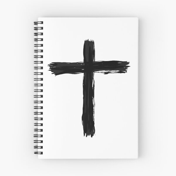 Item preview, Christian Cross Minimalist Brush Stroke Faith Design designed and sold by Pastor Reeves Studio.