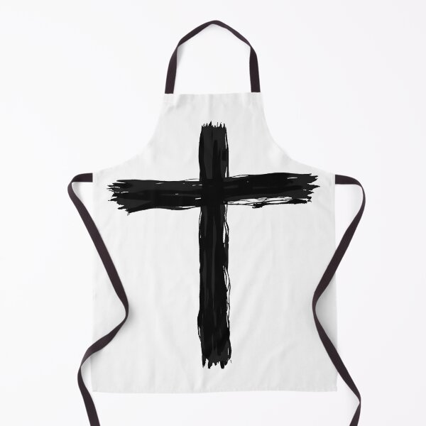 Item preview, Christian Cross Minimalist Brush Stroke Faith Design designed and sold by Pastor Reeves Studio.