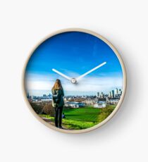 View of London from the Greenwich Observatory Clock