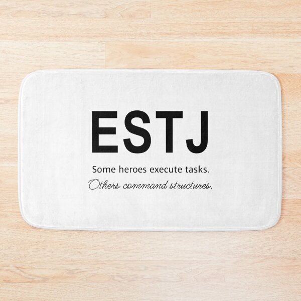 Item preview, ESTJ designed and sold by 16Heroes.