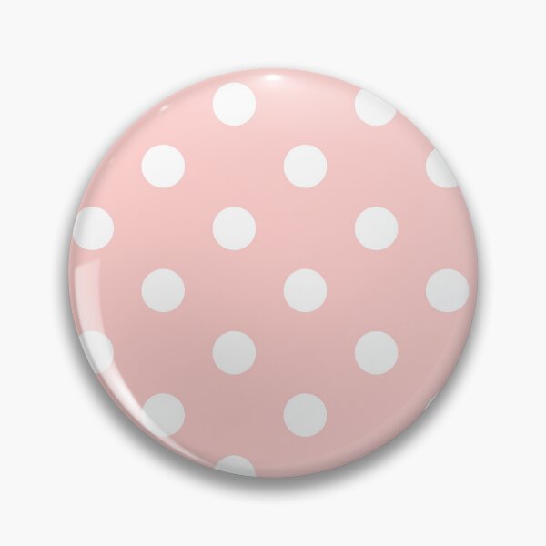 Item preview, White polka dots on pink background designed and sold by RishabhArts1.