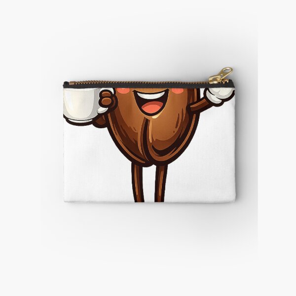 Item preview, Happy Coffee Bean Character Illustration designed and sold by It's Bro Brand ★ ★ ★ ★ ★.