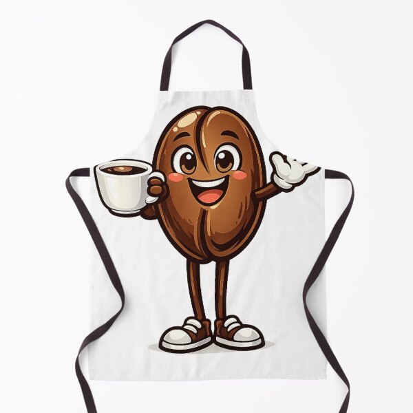 Item preview, Happy Coffee Bean Character Illustration designed and sold by It's Bro Brand ★ ★ ★ ★ ★.