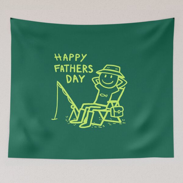 Item preview,  Happy Fathers Day - Funny Fishing Gift designed and sold by FunnehGacha.