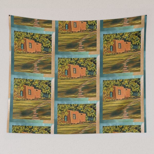 Item preview, Quaint Adobe in Santa Fe designed and sold by oh-bi-me.