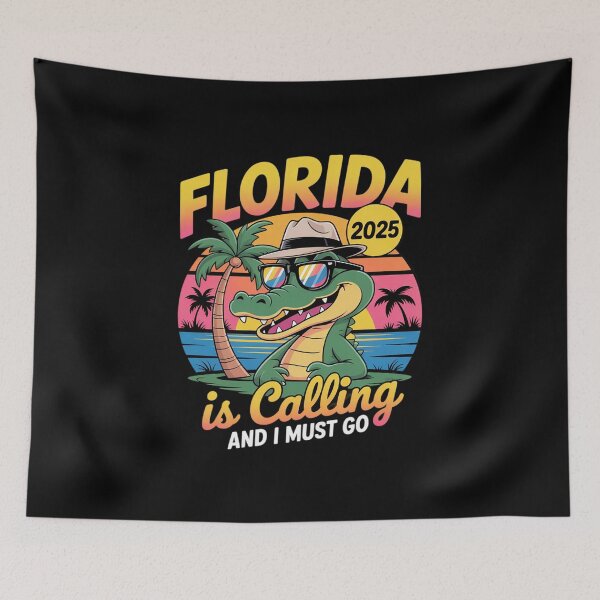 Item preview, 2025 Summer Vibes Florida Florida Is Calling And I Must Go  designed and sold by angolinnArt.