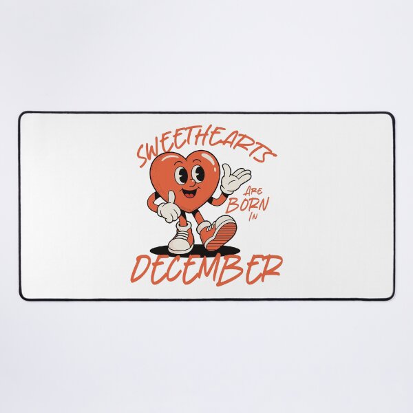 Item preview, Sweethearts Are Born in December – Cute Retro Heart Birthday Design designed and sold by TipTop GFX.
