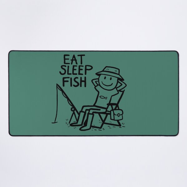 Item preview, Eat Sleep Fish - Funny Fishing Gift designed and sold by FunnehGacha.