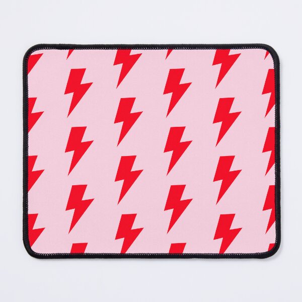 Item preview, Bold Red Lightning Bolt on Pink designed and sold by OneThreeSix.