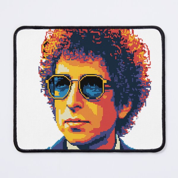 Item preview, Timeless Icon Bob Dylan Retro Sunglasses Portrait Pop Culture Art designed and sold by todjimudu.