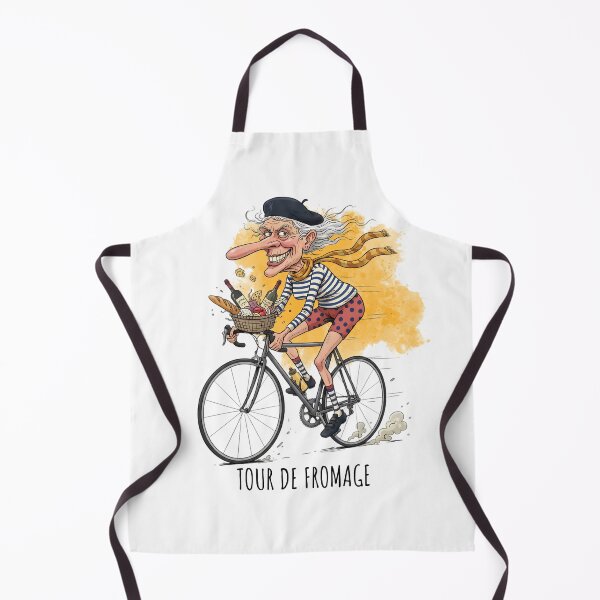 Item preview, Tour De Fromage Funny French Cycling Cheese And Wine Parody designed and sold by MTJ-Mushrooms.