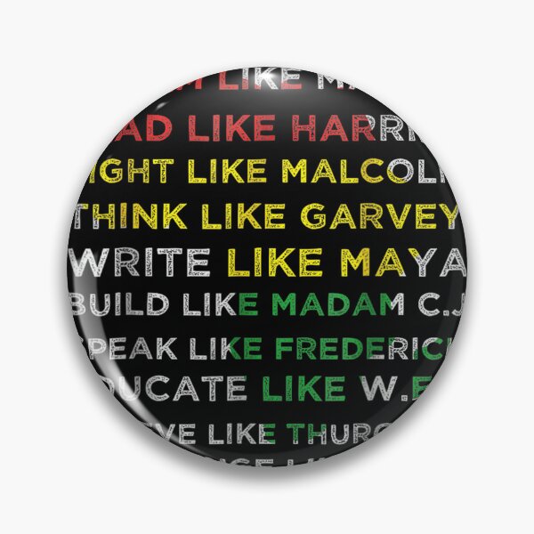 Item preview, Dream Like Martin Lead Like Harriet Black Leaders Inspirational Quote Art designed and sold by PonyRoniku.