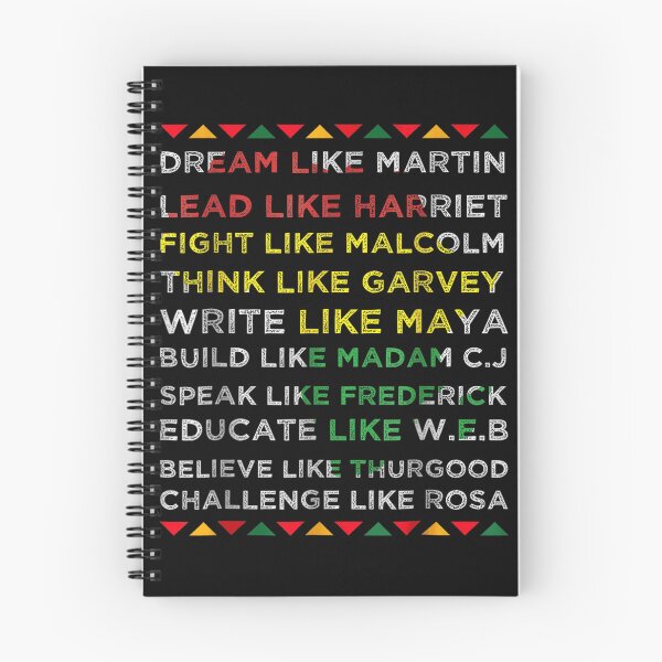 Item preview, Dream Like Martin Lead Like Harriet Black Leaders Inspirational Quote Art designed and sold by PonyRoniku.