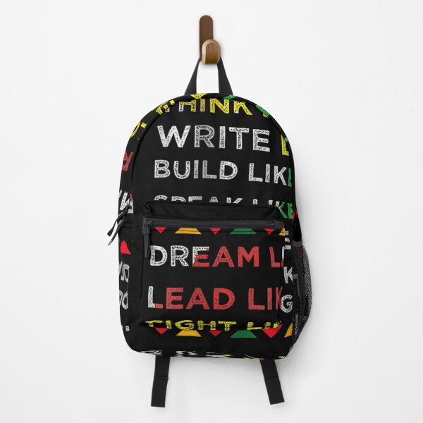 Item preview, Dream Like Martin Lead Like Harriet Black Leaders Inspirational Quote Art designed and sold by PonyRoniku.