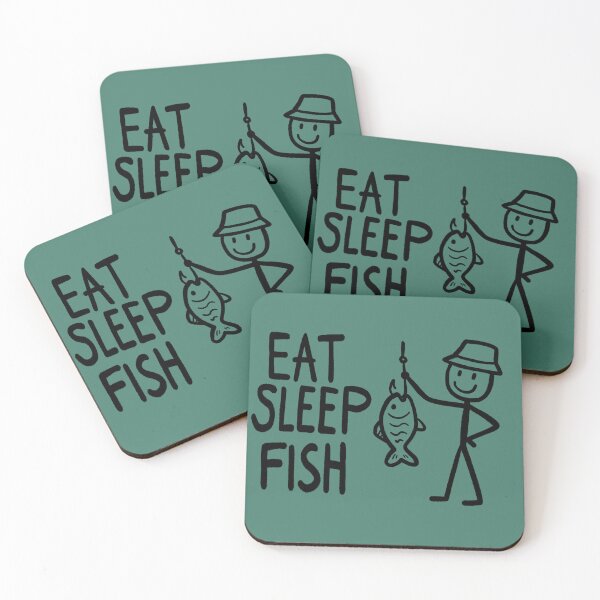 Item preview, Eat Sleep Fish - Funny Fishing Gift designed and sold by FunnehGacha.