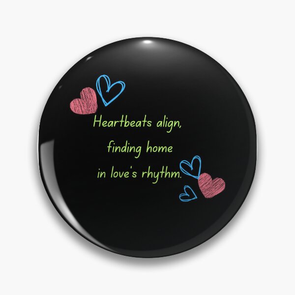 Item preview, Heartbeats align, finding home in love’s rhythm. designed and sold by Akifa96.