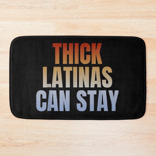 Item preview, Thick Latinas Can Stay Retro Halftone Typography Latin Pride Empowerment Art designed and sold by PonyRoniku.