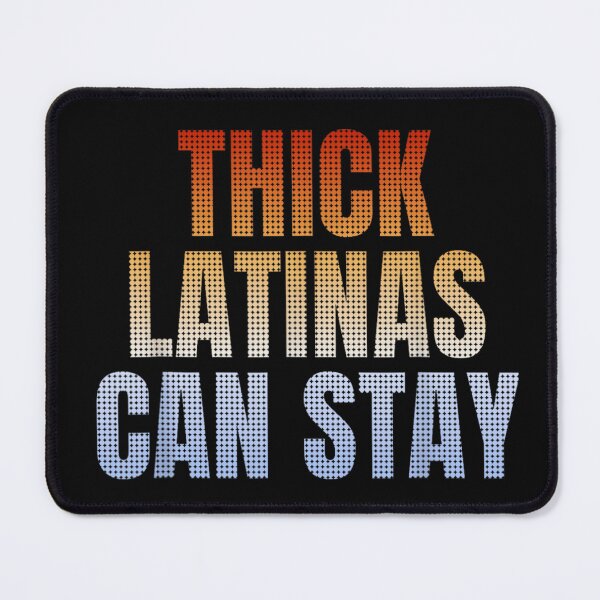 Item preview, Thick Latinas Can Stay Retro Halftone Typography Latin Pride Empowerment Art designed and sold by PonyRoniku.