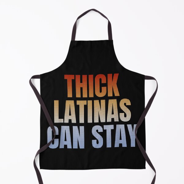 Item preview, Thick Latinas Can Stay Retro Halftone Typography Latin Pride Empowerment Art designed and sold by PonyRoniku.