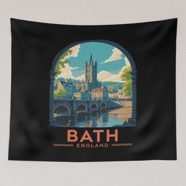 Item preview, Bath Traveling Travel Vacation Souvenir Trip Bath England  designed and sold by angolinnArt.