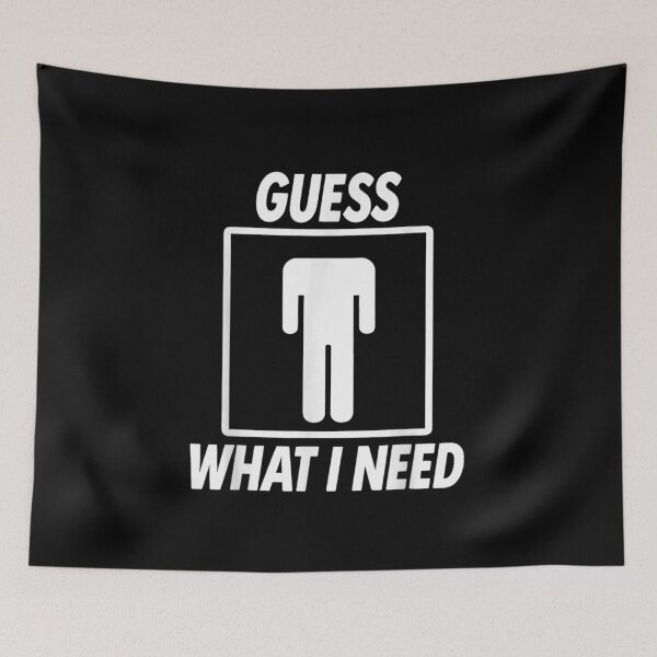 Item preview, Guess What I Need Funny Headless Stickman Minimalist Dark Humor Graphic designed and sold by PonyRoniku.