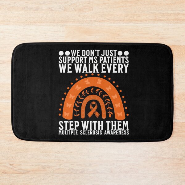 Item preview, Multiple Sclerosis Awareness We Walk Every Step With Them Rainbow Ribbon designed and sold by PonyRoniku.