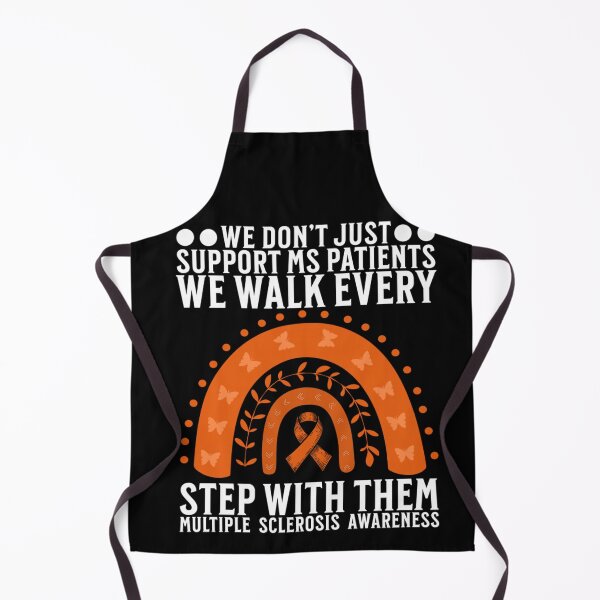 Item preview, Multiple Sclerosis Awareness We Walk Every Step With Them Rainbow Ribbon designed and sold by PonyRoniku.