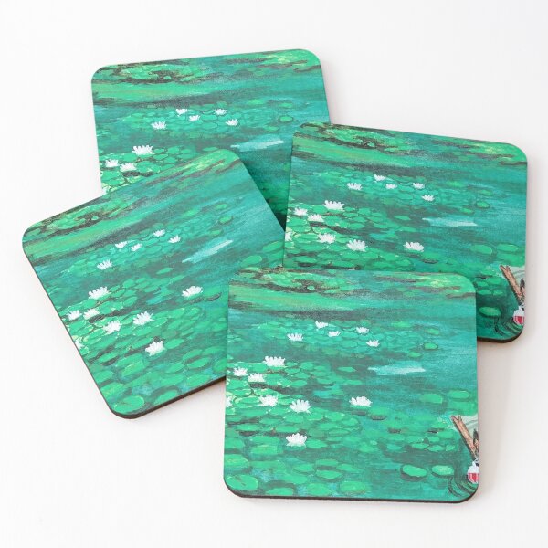 Item preview, Lily pad study at Plover Lake designed and sold by Matt Starr Fine Art .