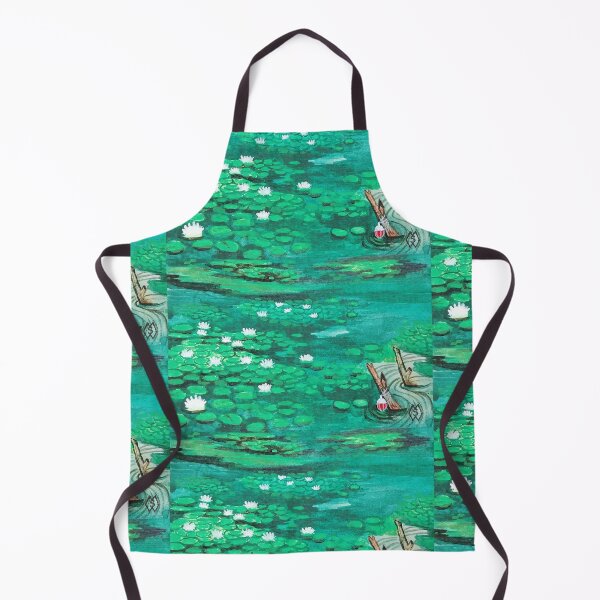Item preview, Lily pad study at Plover Lake designed and sold by Matt Starr Fine Art .