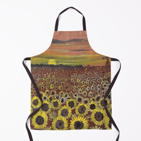 Item preview, In the sunflower field at sunset designed and sold by Matt Starr Fine Art .