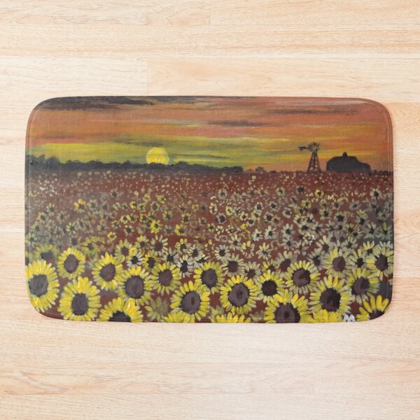 Item preview, In the sunflower field at sunset designed and sold by Matt Starr Fine Art .