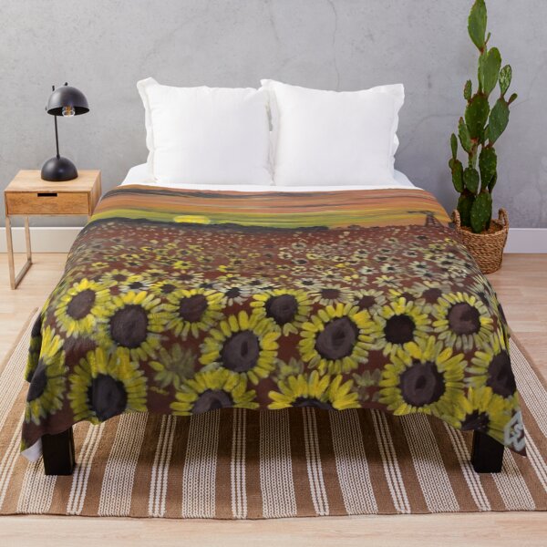 Item preview, In the sunflower field at sunset designed and sold by Matt Starr Fine Art .