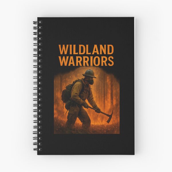 Item preview, Wildland Warriors Firefighter Battle Scene - Cinematic Wildfire Art designed and sold by MKreative Studio.