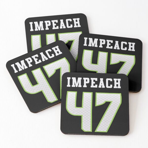 Item preview, Impeach 47 Political Protest Graphic Design Election 2024 2028 Bold Text designed and sold by Suzu Comena.