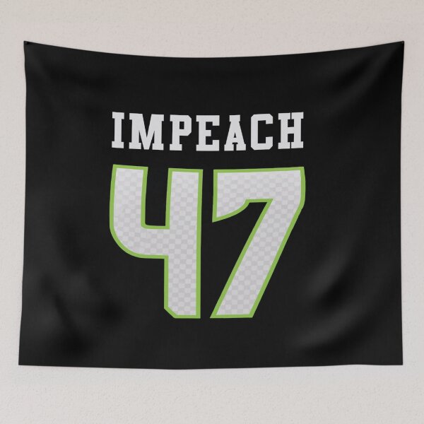 Item preview, Impeach 47 Political Protest Graphic Design Election 2024 2028 Bold Text designed and sold by Suzu Comena.