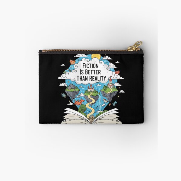 Item preview, Fiction Is Better Than Reality Design For Book Lover  designed and sold by Thread&Fable.
