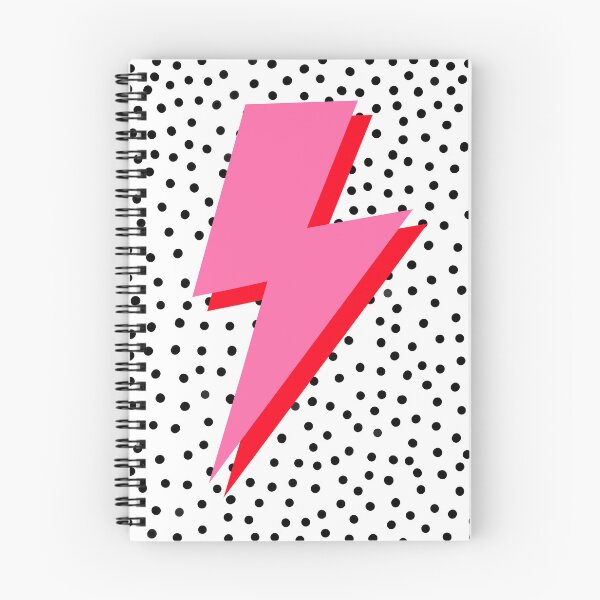 Item preview, Pink and Red Lightning with Spotty Background designed and sold by OneThreeSix.