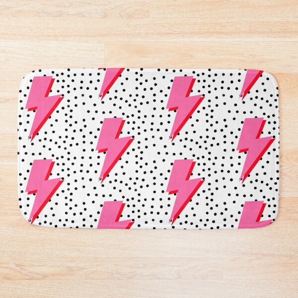Item preview, Pink and Red Lightning with Spotty Background designed and sold by OneThreeSix.